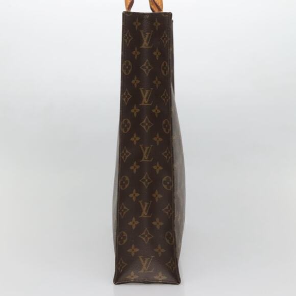 LOUIS VUITTON Monogram Sac Plat Hand Bag M51140 - Picture 5 of 12